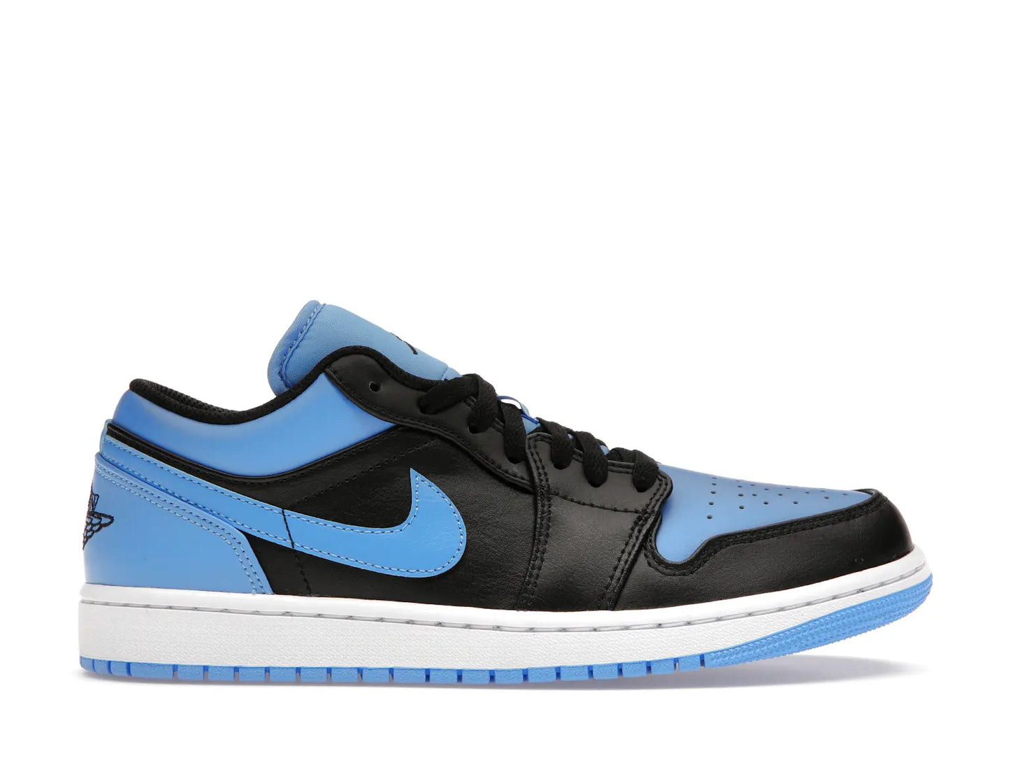 titile Jordan 1 Low Black University Blue